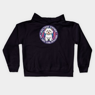 Maltese Dog Owner Kids Hoodie